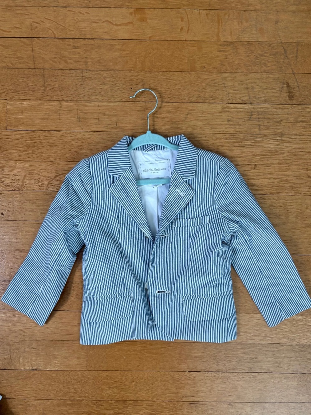 Toddler seersucker jacket